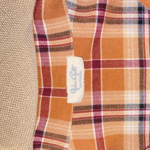 Women's Plaid Crop Top - Picture 3 of 6